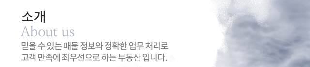 베스트공인중개사사무소사업개요